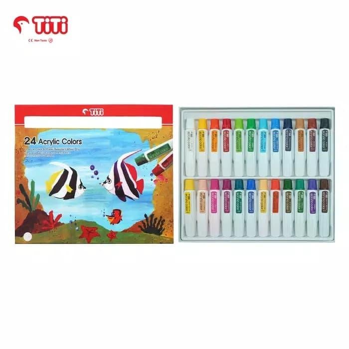 

Cat Acrylic Titi 24 Warna Ac-12Ml-24