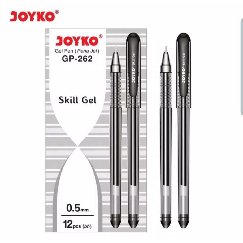 

Pulpen Gel Joyko Gp-262 Skill Gel ( 1pak/12pcs )