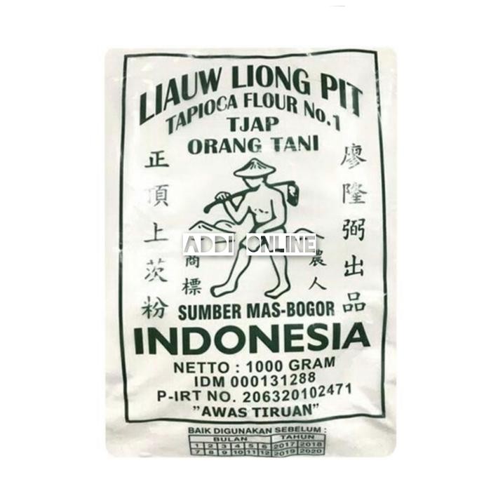 

Terbaru!! Tepung Tapioca Liauw Liong Pit Tjap Orang Tani Cod