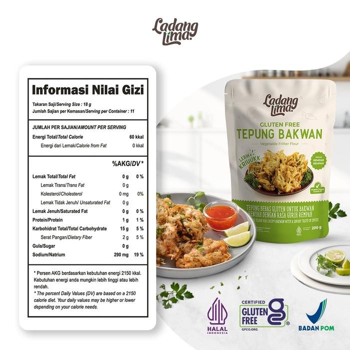 

Viral 3 Pcs Tepung Bakwan - Ladang Lima Gluten Free Healthy Flour Cod