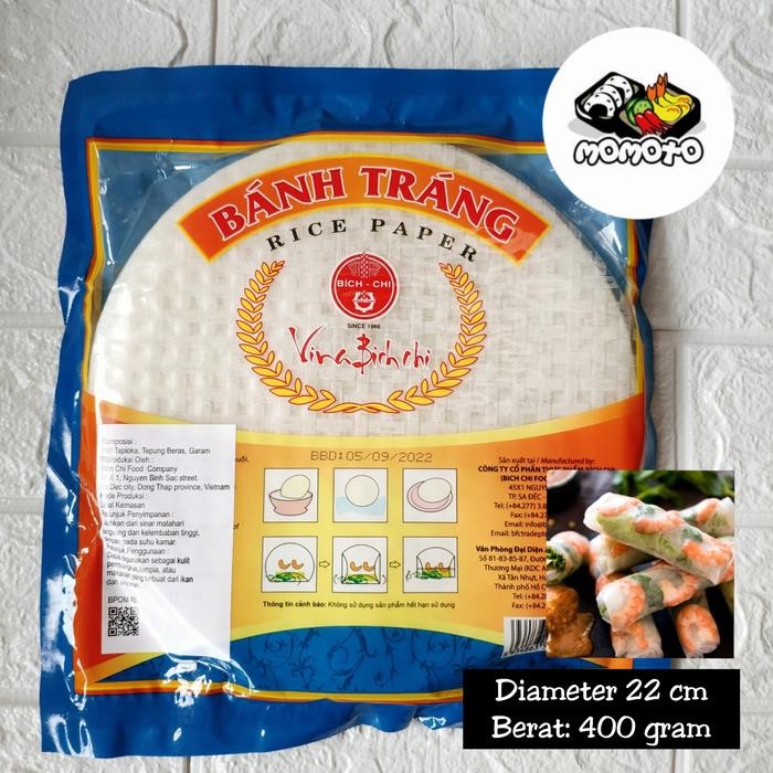 

Viral Paper Rice Banh Trang 400Gr 22 Cm Pack Utuh Vietnam Spring Roll Cod