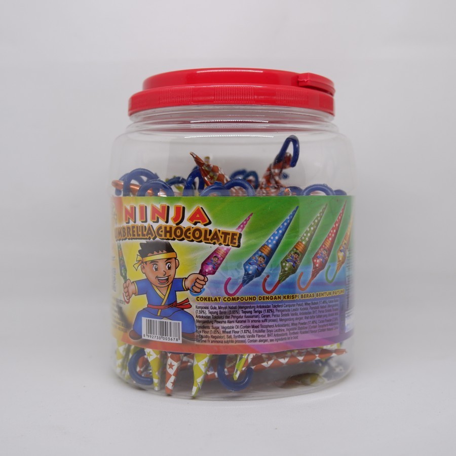 

Coklat Payung 1 Toples isi 50pcs