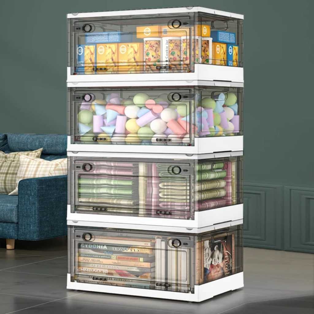 Container Box Lipat / Storage Box Lipat / Kotak Penyimpanan Plastik / Folding Container Box Tempat