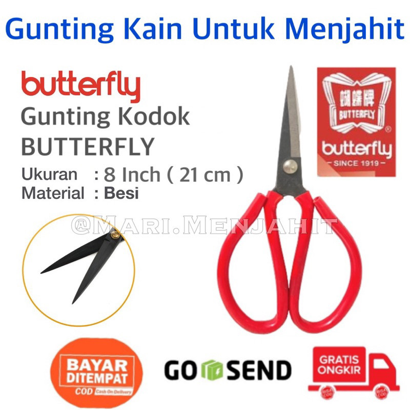 

Butterfly Gunting Kodok 23cm Gunting SWISTAR Butterfly