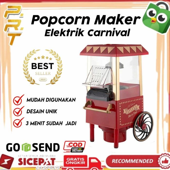 Popcorn Maker - Mesin Popcorn Mini - Alat Pembuat Popcorn Elektrik