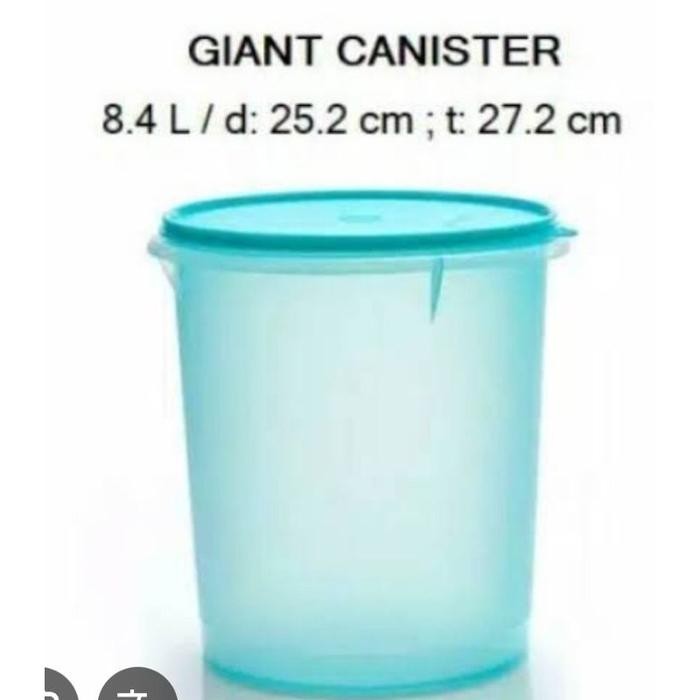 Tupperware Giant canister toples krupuk 8,4ltr gold