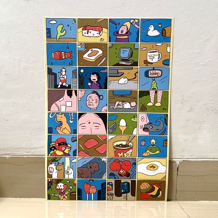 

Art Print - Poster A3 Mainan Gambaran