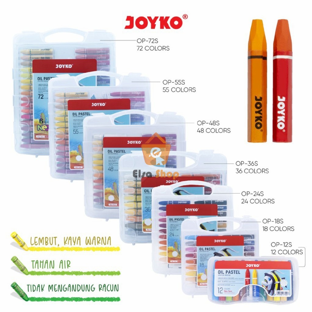

Crayon Krayon Minyak Oil Pastel Joyko - crayon joyko