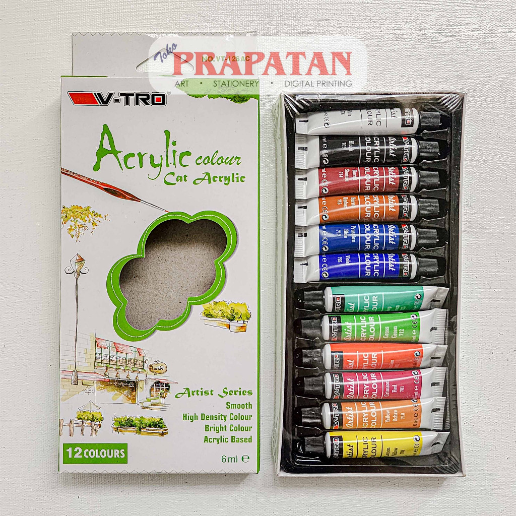 

Cat Akrilik Set V-TRO 12x6ml V-TRO Acrylic Set
