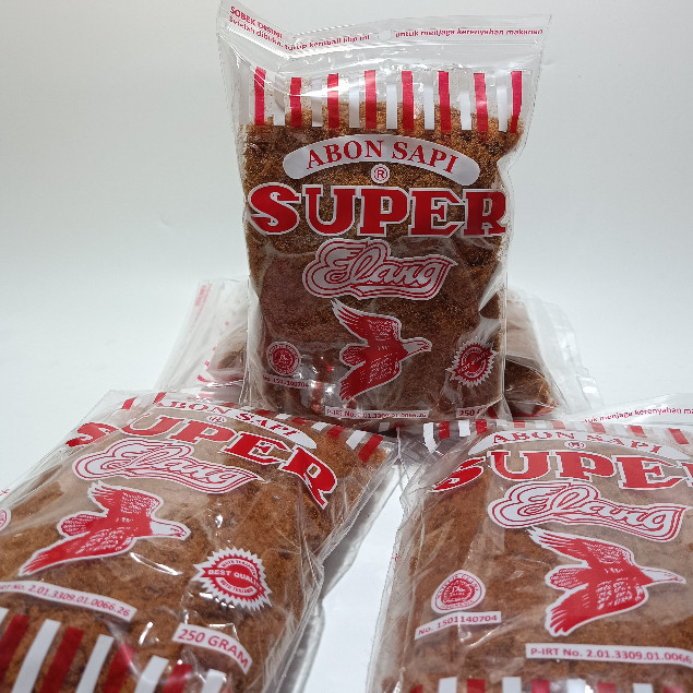 

Abon Sapi Cap Elang Asli Boyolali Super 250 gram Gurih