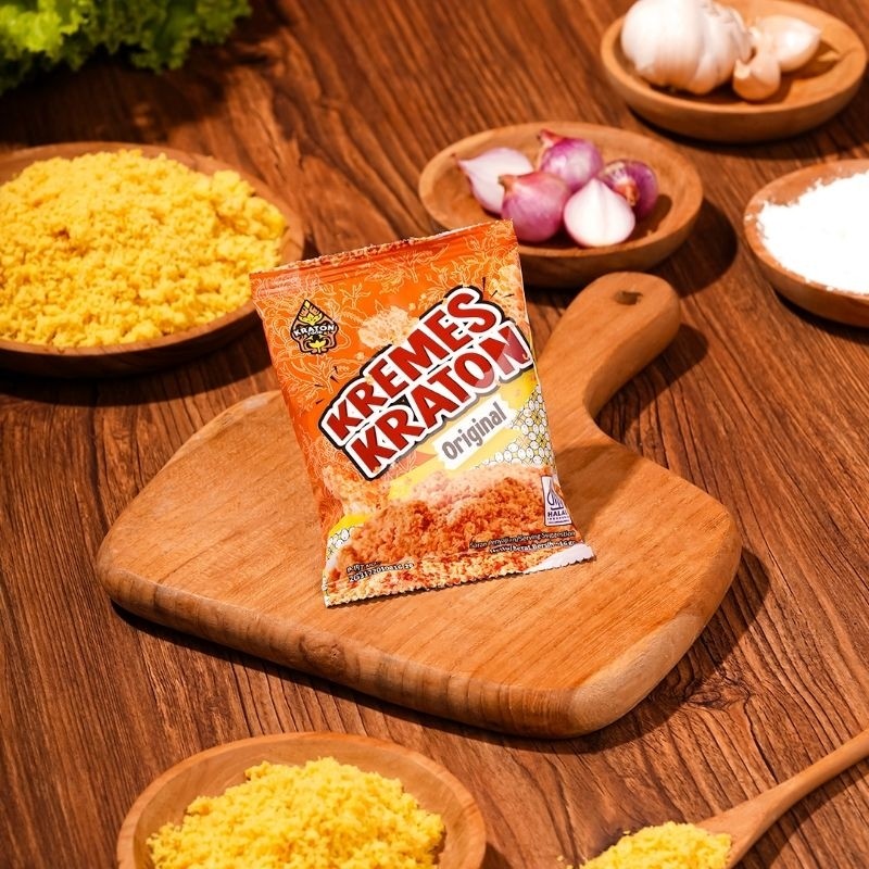 

Kremes Kraton Sachet - 10 x 16g (1 Renceng) Original, Pedas Daun Jeruk, Keju, Jagung Bakar, Sapi