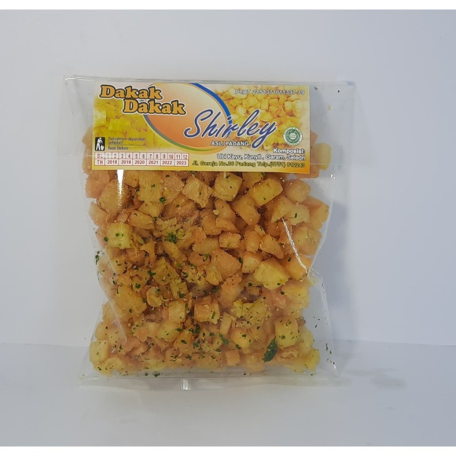 

Dakak Dadu Shirley 200g asli padang / Dakak Shirley / Dakak original