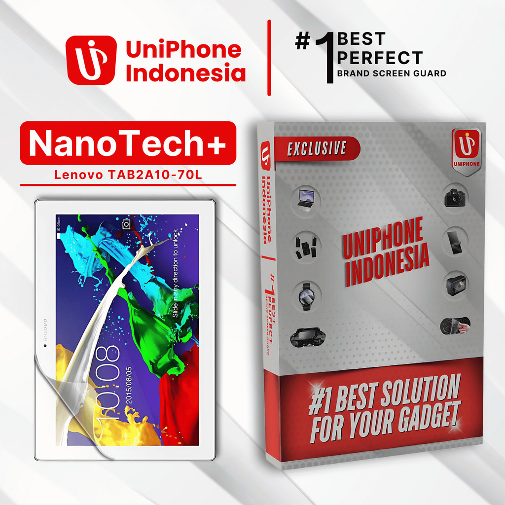 UniPhon EPU BIO GENESIS Hydrogel for Lenovo Tab 2 A10-70L / Screen Guard (Nanotech+ 100% Recycle) Pr