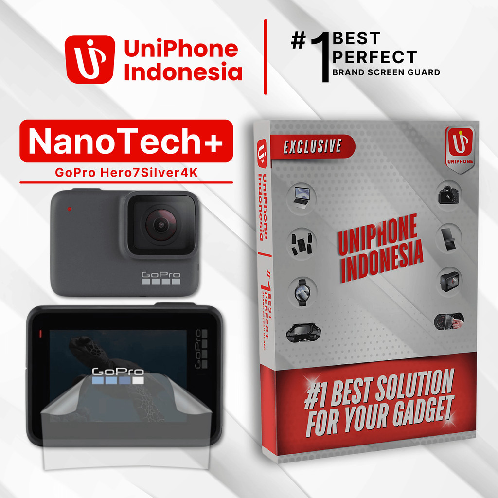 UniPhon EPU BIO GENESIS Hydrogel for GoPro HERO7 Silver 4K / Screen Guard (Nanotech+ 100% Recycle) P