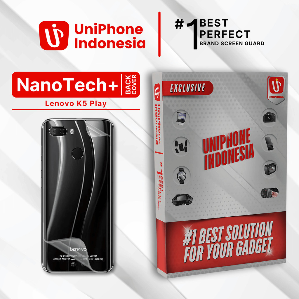 UniPhon EPU BIO GENESIS Hydrogel for Lenovo K5 Play / Back Cover Guard (Nanotech+ 100% Recycle) Prem