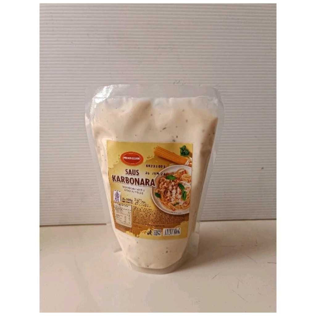 

Prima Agung Saus Spageti Karbonara 500gr Spaghetti Carbonara 250gr