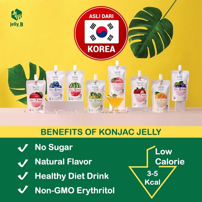 

Keumkang Jelly.B Drinkable Konjac Jelly - Minuman Diet Rasa Buah 150ml