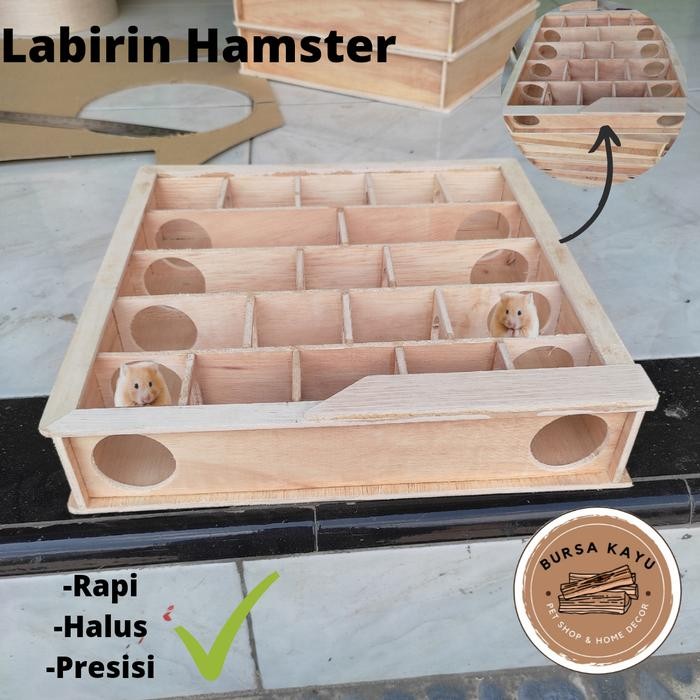 PREMIUM Labirin Hamster Terowongan Mainan Aksesoris Hamster