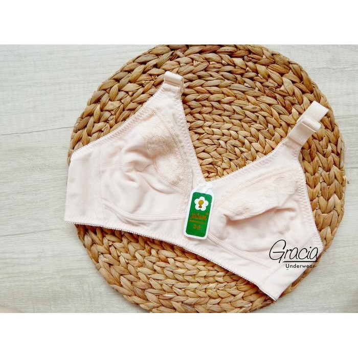 PREMIUM BRA / BH PLUM 059 CREAM Size 40-42 Jumbo