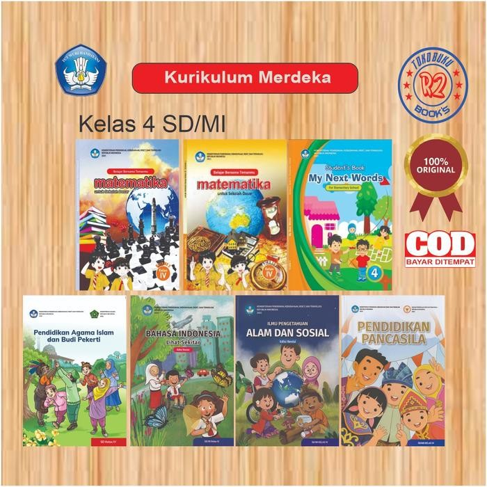 

TERLARIS BUKU KELAS 4 SD / MI KURIKULUM MERDEKA READY
