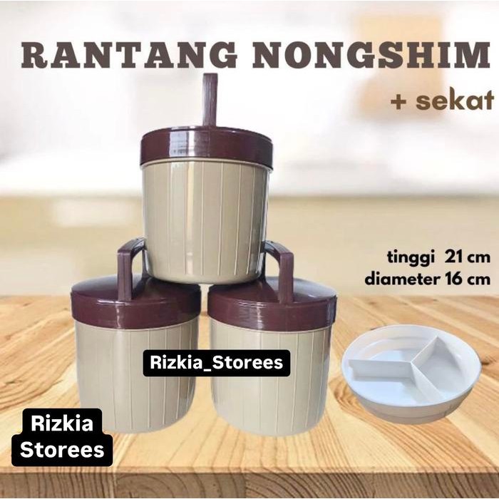 Rantang Nongsim - Rantang Samyang - Rantang Plastik Hajatan termurah - Tempat Berkat Plastik