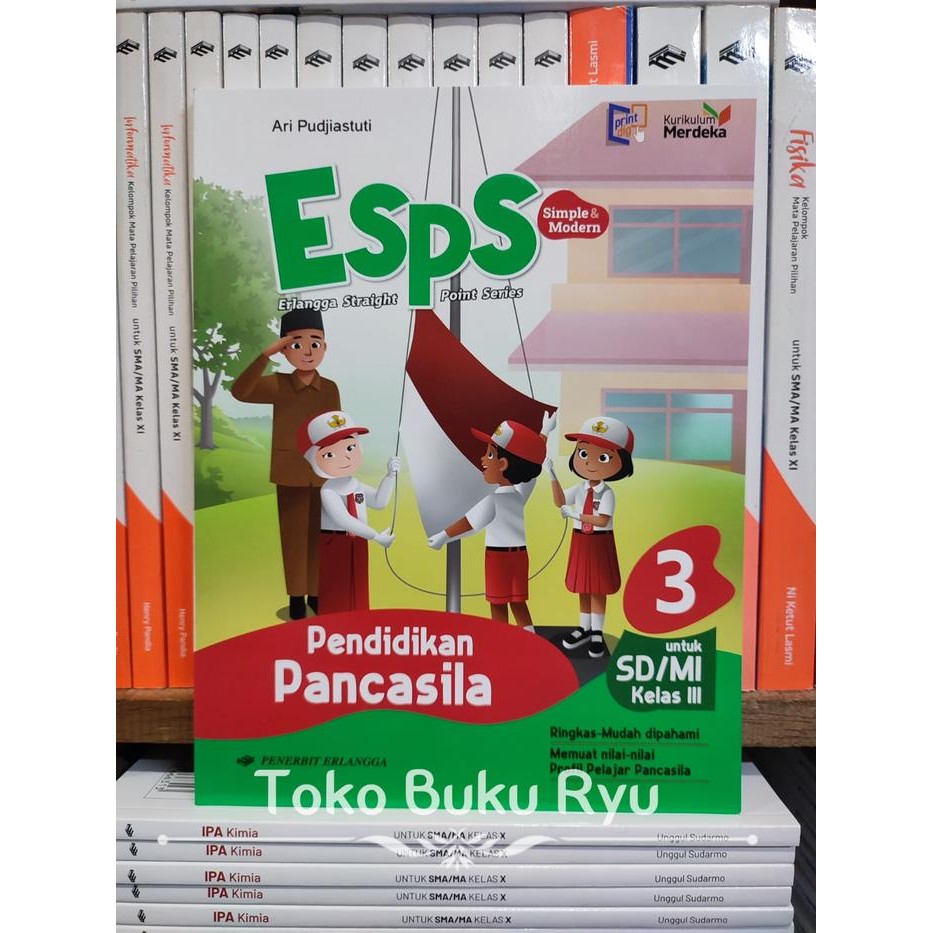 

SALE ESPS PENDIDIKAN PANCASILA REVISI KELAS 3 SD KURIKULUM MERDEKA ERLANGGA READY