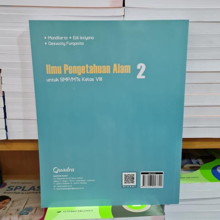 

SALE OBRAL BUKU SMP IPA KELAS 8 VIII KURIKULUM MERDEKA QUADRA READY