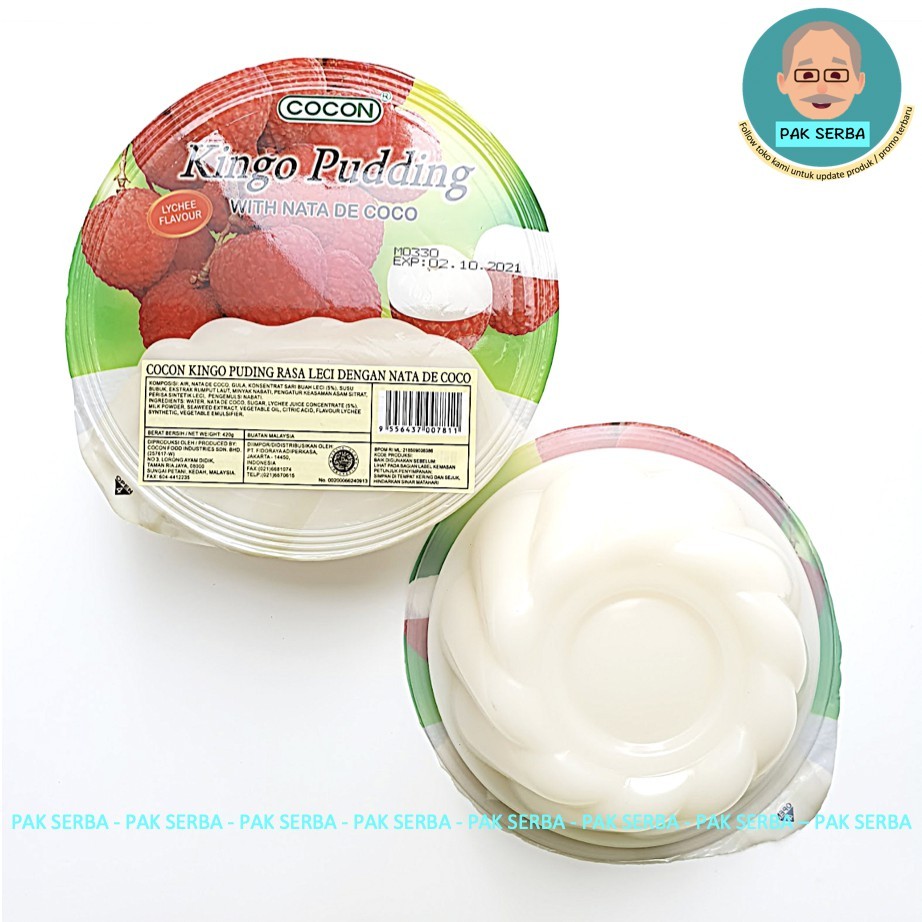 

Cocon Kingo pudding rasa Leci / Puding / Leci