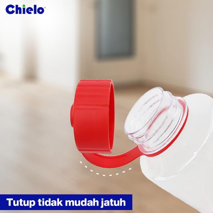 Chielo Botol Minum Premium Plastik 1000 Ml Dundee Water Bottle Bpa Free Chi-Dundee Varian Warna Biru