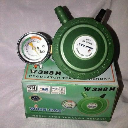 @#@#@#] Regulator WINN GAS W 388 Manometer Otomatis untuk Tabung Bright