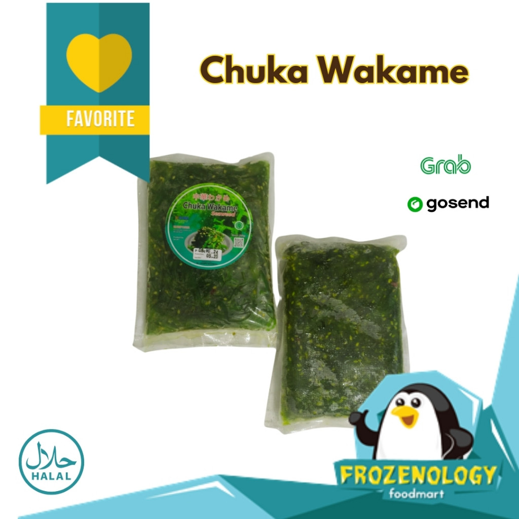 

Chuka Wakame Salad Rumput Laut Halal Frozen Fresh Quality 250gr