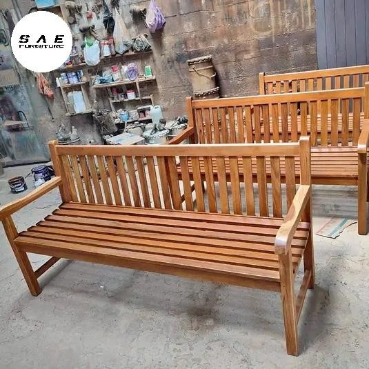 Terbaru Kursi Bangku Panjang Santai Teras Rumah Taman Outdoor Kayu Jati Bench