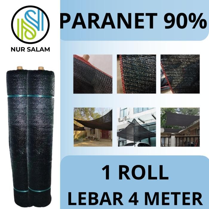 Terbaru Paranet 90 Persen Lebar 4 Meter ( Panjang 100 Meter ) - Dekorasi Taman - Paranet Peneduh