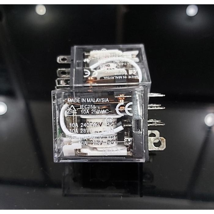 JTTOP" RELAY LY2 LY2N 8 PIN AC 220V / DC 12V / DC 24V
