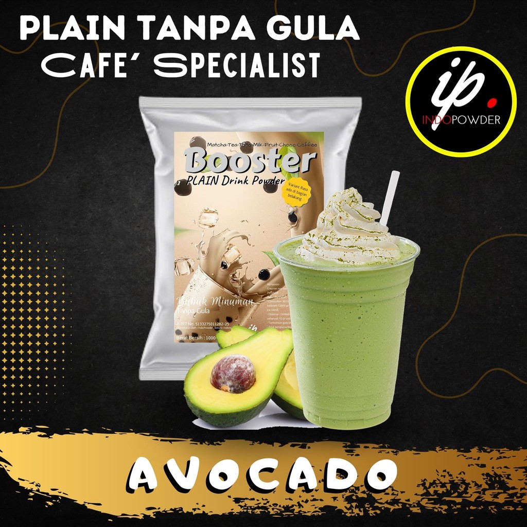 

IP Jakarta - Bubuk Minuman TANPA GULA / PLAIN Rasa AVOCADO 1Kg Untuk Cafe, Resto & Usaha Minuman