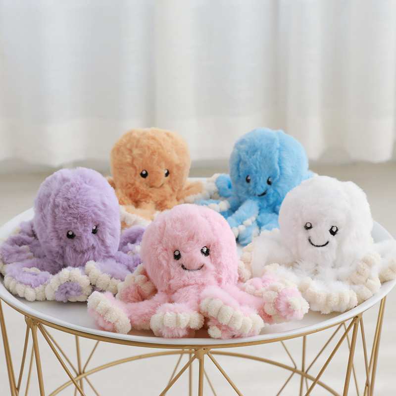 Lovely Simulation Octopus Pendant Plush Toy Soft Stuffed Animal Kawaii Octopus Dolls Toys For Kids