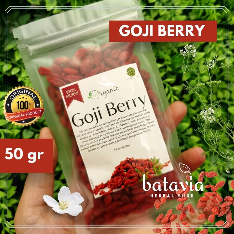 

Goji Berry Organik Gojiberry Premium 50gr Kiche Kie Che Kici