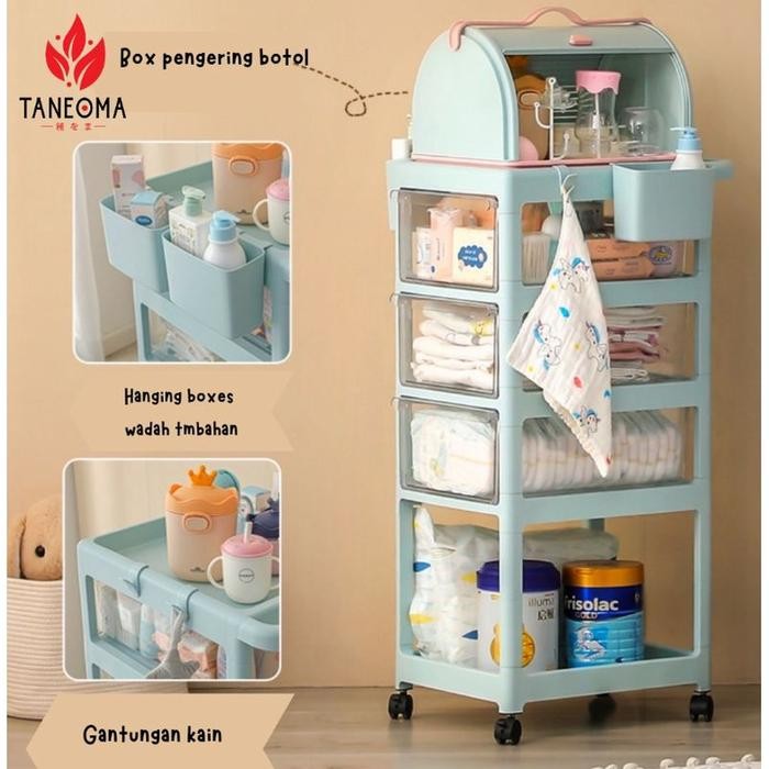 (BestPrice) RAK SUSUN PENYIMPANAN BABY STUFF ,ORGANIZER LEMARI PERLENGKAPAN BAYI