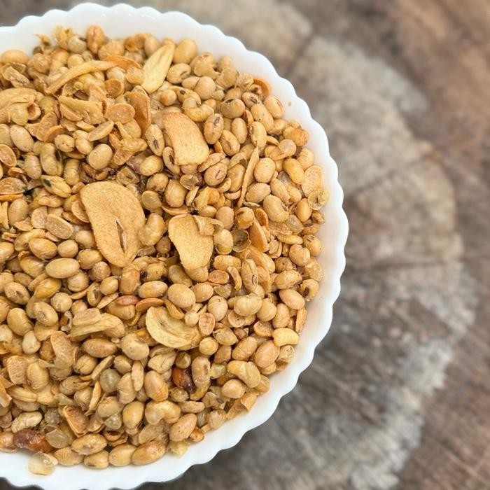 

JTTOP" KACANG KEDELAI GORENG 1KG SNACKS RASA BAWANG PUTIH - ASIN