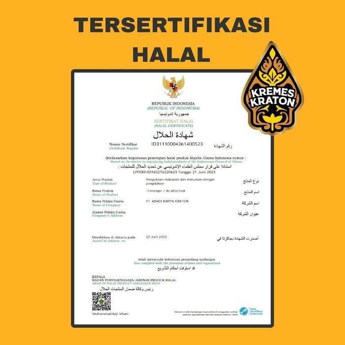 

JTTOP" KREMES KRATON - 1KG KREMES PEDAS DAUN JERUK