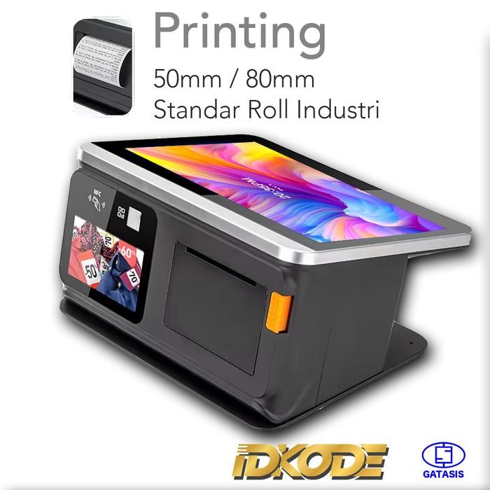 ANDROID 11 POS DESKTOP MESIN KASIR IDKODE A1S PRINTER 80 MM 4GB/32G BEST SELLER