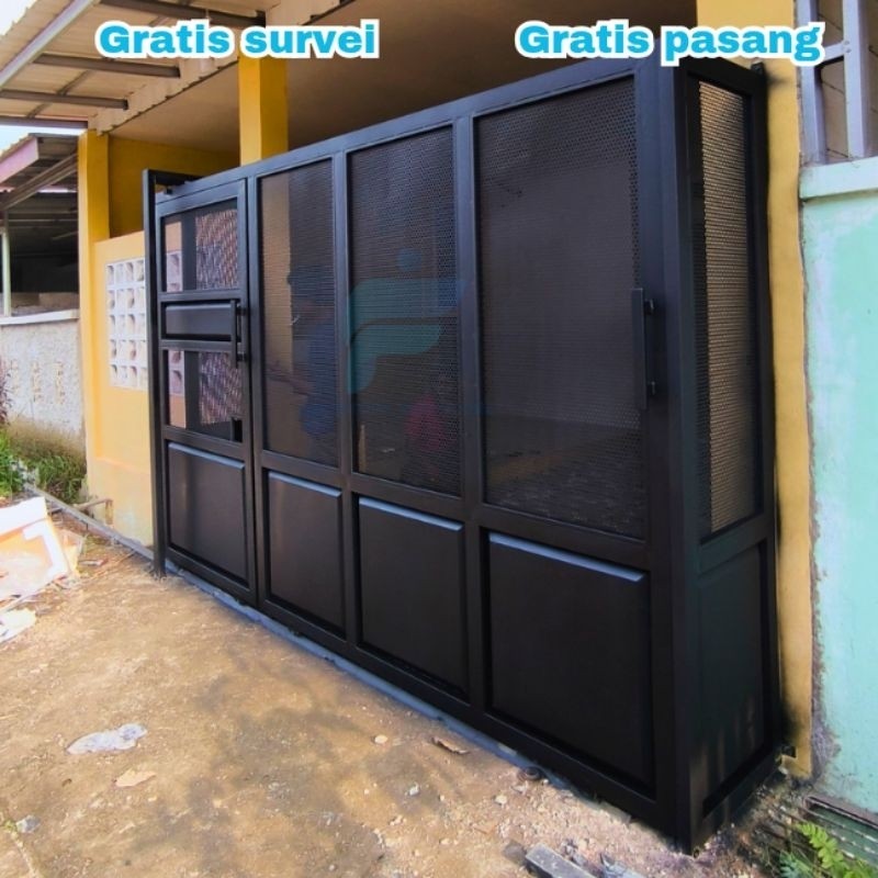 Pagar Rumah Minimalis Modern/ Pagar Rumah Minimalis modern Besi/ Pagar Besi Per meter