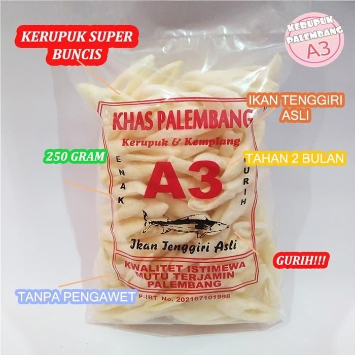 

JTTOP" KERUPUK BUNCIS KEMPLANG BUNCIS RASA IKAN TENGGIRI KERIPIK SNACK IKAN
