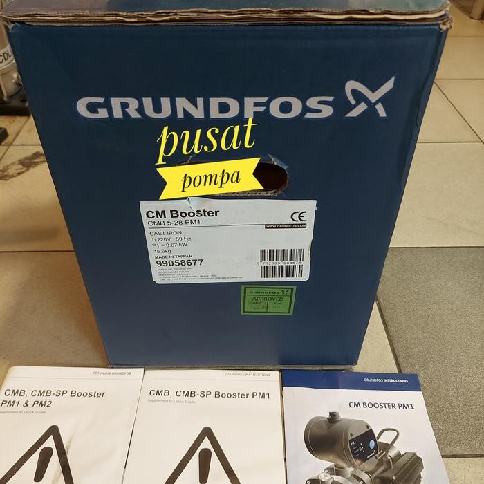 Termurah Pompa Booster Grundfos Cmb 5-28 Pompa Pendorong Grundfos Cmb 5-28