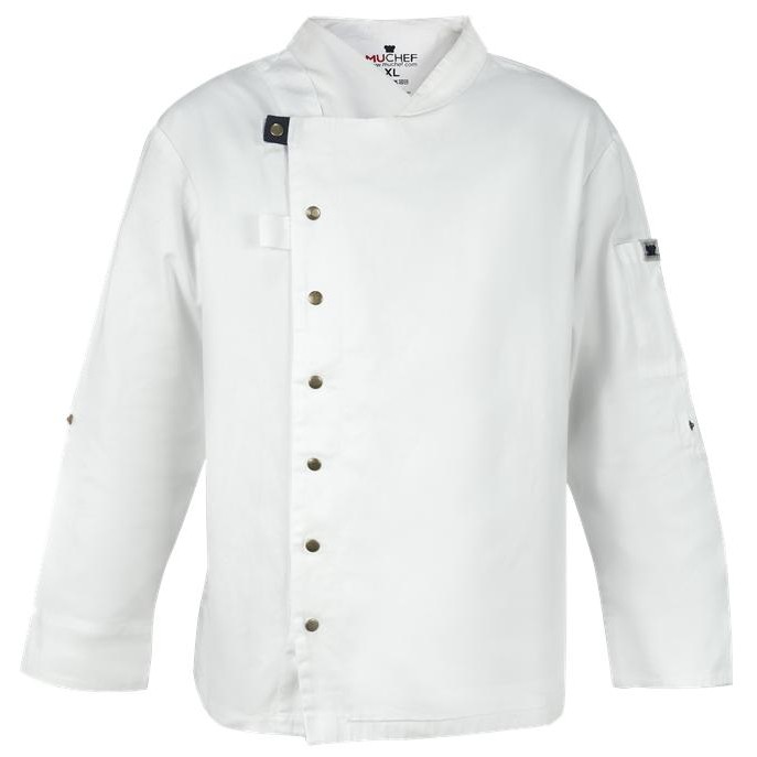 Muchef Chef Jacket / Baju Koki Casser White