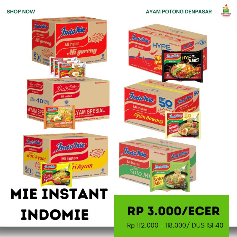 

Restokobar Indomie Mie Sedap 1Dus All Varian Sebelum Order Baca Deskripsi
