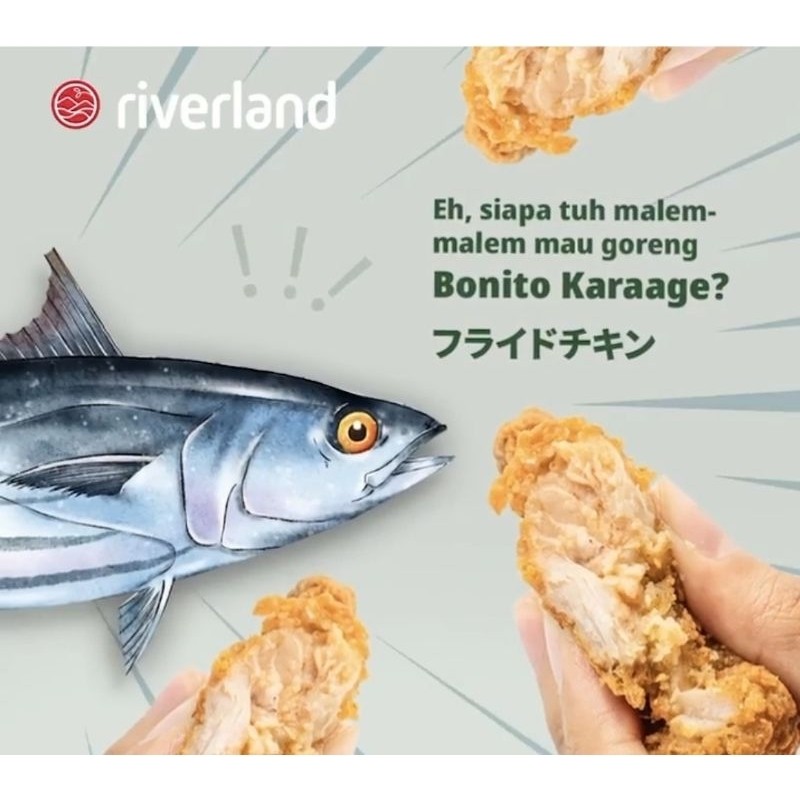

Omahjajanan Riverland Chicken Bonito Karaage / Ayam Goreng Jepang / Ayam Dada Goreng / Chicken
