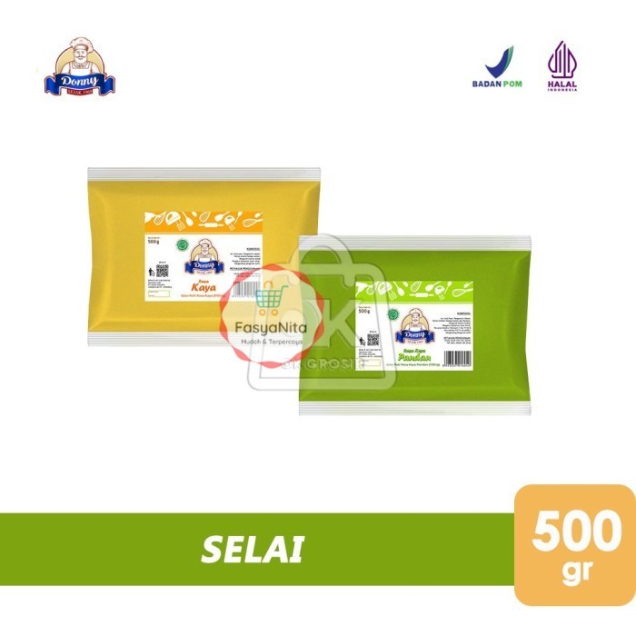 

Omahjajanan Selai Isian Roti Donny Filling Pandan / Sarikaya / Rasa Kaya (500 Gr) - Pandan 500G -