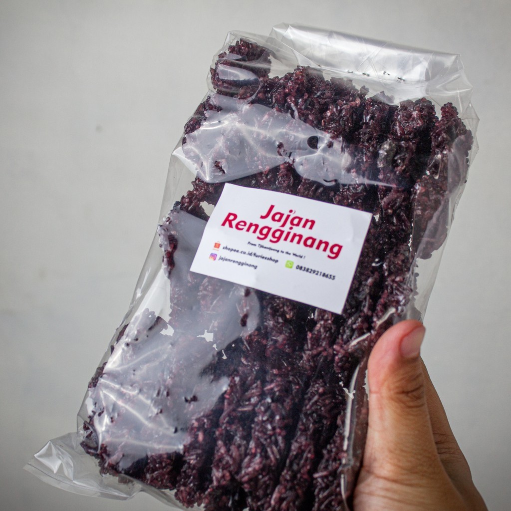 

Eumsig Rengginang Mentah Terasi, Bawang Putih, Ketan Hitam Asli Bandung Tanpa Pengawet