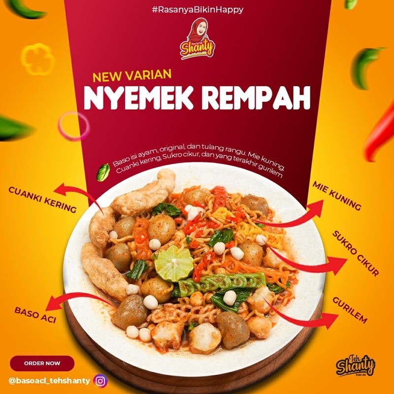 

Sega Tungtung Baso Aci Teh Shanty Original Boci Yamin Teh Shanty Khas Garut Tulang Rangu Pedas Denny
